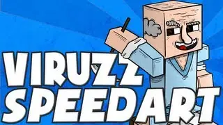 Minecraft Speed-Art - iiViruzzHD - (YouTuber Speed-Art #7) (Requested)