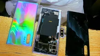 Samsung Galaxy Note 10 Plus Back Glass Replacement #samsung