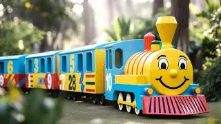 Humpty Train Numbers 1 to 10 🚂 | Fun Counting Rhymes for Kids #rhymes #fun