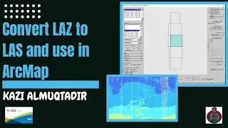 How to Convert LiDAR LAZ to LAS files and use in ArcMap | LiDAR Point Cloud Data