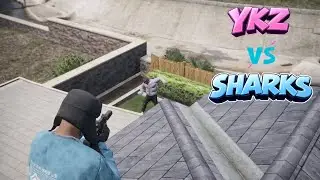 TIROTEO SHARKS VS YKZ con ARM4S LARGAS en MIRROR PARK | DOVUXLIFE RP