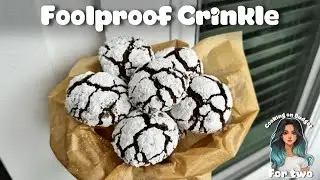 Dutch Chocolate crinkle cracked cookies FOOLPROOF recipe