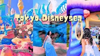 Disney Vlog D-2❄Tokyo DisneySea’s Fantasy Springs🐬Frozen, Tangled lantern Festival & Night Show🪸