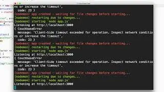 Create a RESTful API with Node.js, Hapi, and Couchbase NoSQL