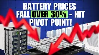Battery prices fall over 30% in 12 months - coal and gas economic madness