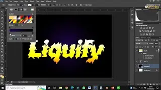 Liquify Text / Photoshop Tutorials / Vlog 2022 / Melting Text