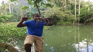 el r&iacute;o casi nos detiene y fue la mejor pesca
