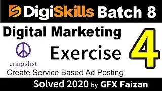 Digiskills Digital Marketing Exercise 4 Batch 8 2020| Hand on Exercise 4 | Service Based Ad Posting