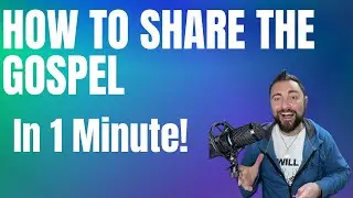 How to share the Gospel in one minute! #evangelism 