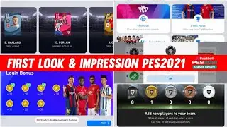 PES2021MOBILE | FIRST LOOK AND FIRST IMPRESSION |