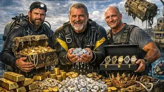 “Sunken Ships to Luxury Fortunes:Gold, Diamonds and Watches Worth Millions Recovered from the Ocean”