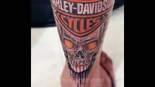 harley davidson tattoo / addiction tattoo studio