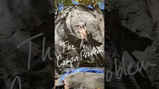 Big jump (pun intended) for my outdoor record 🚀 (V5-) #bouldering #climbing #outdoorbouldering