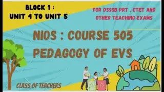 NIOS 505 marathon series ...unit 4 and 5