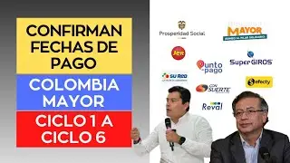 Confirman Fechas de Pago Colombia Mayor enero a junio de 2026 | NC
