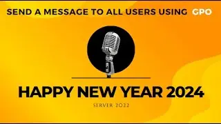 How To Send Message From Domain To All Users | GPO