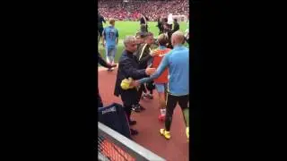 City Bench Celebrates Win over Manchester United at Old Trafford 10 09 16 Mcfc Man City
