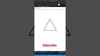 16. Turtle Graphics - How to draw a Triangle in python turtle #python #turtle