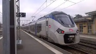 Gare de bourg en bresse: TGV POS Lyria UM, TGV INOUI Dasye, TER Regiolis TER Corail, TER AGC B81500