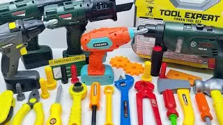 14-Minute Unboxing: A collection of professional power tools, from drills to chainsaws | toy review