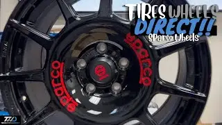 Sparco Wheels TERRA size 18x8, bolt pattern 5x114.3, Offset 45 in Gloss Black Red Lett