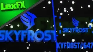 SkyFrost - 2D Intro + Outro | LexFX | 1 Like = LOVE Text and Logo!