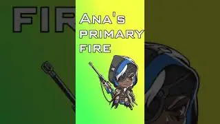 How Ana's Primary Fire (scoped and unscoped) Works