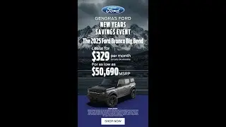 Kick Off the New Year in the 2025 Ford Bronco Big Bend with New Year Lease Offers