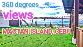 Overlooking view of Mactan Island, Cebu. Royal Oceancrest Mactan roof deck view. 