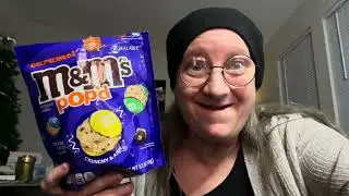 M&M'S Pop'd Caramel Chocolate Crunchy Freeze-Dried Candy Taste test and review