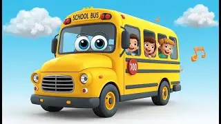 Wheels on the Bus Song 🎶 | Baby & Kids Rhyme