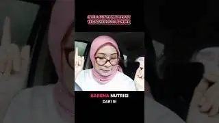 Cara pakai transdermal patch #dessmaymci #youtubeshorts #transdermalpatch #mcionemore