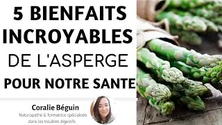 5 Bienfaits incroyables des asperges pour notre santé | Coralie Béguin Naturopathe