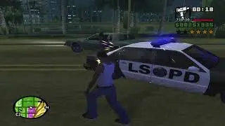 GTA San Andreas [PC] Gameplay 01 (Gang War + Wanted Level)