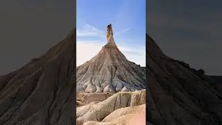 Surreal Landscapes-Bardenas Reales in Spain 😯#landscape #spain #travel