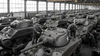 Inside the Sherman Tank Factory: How America Mass-Produced 50,000 Tanks to Defeat Germany