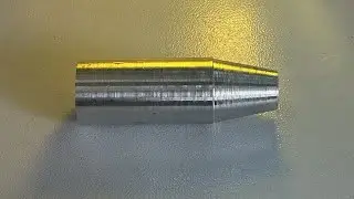 Reducing the diameter of a metal shaft using CNC lathe machine