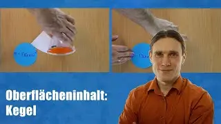 Kegel: Oberflächeninhalt | Körper