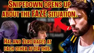 Snipedown Opens up about the Faze Situation | Hal and Zero RAGE on Each Other | Apex Legends