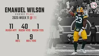 Emanuel Wilson Week 11 Highlights | Every Run, Target, and Catch vs Giants