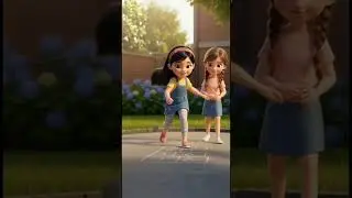 Siapa yang tau cara bermain engklek? #aksa #cartoon #ceritaanak #animation