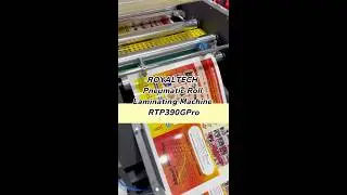 𝐑𝐎𝐘𝐀𝐋𝐓𝐄𝐂𝐇 Pneumatic Roll Laminating Machine - RTP390GPro