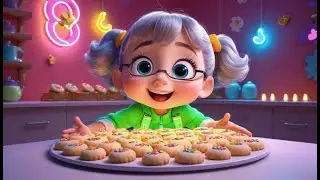 Count the Cookies with Me | Fun Counting Song for Kids | Nursery Rhymes and Educational Videos