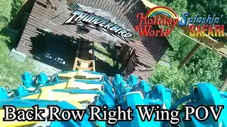 Thunderbird Back Row Right Wing POV At Holiday World