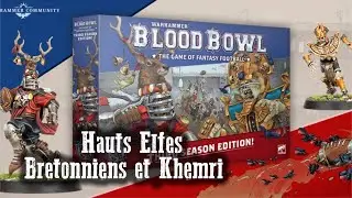 Warhammer Blood Bowl - Hauts Elfes, Bretonniens et Khemri avec Ombrelame