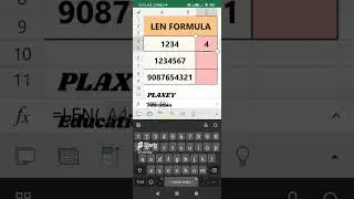 Len Function in Excel: Count Characters with Ease! #excel #exceltraining #exceltech