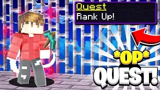 I did this OP Quest to rankup on a Classic Prison server *INSANE*