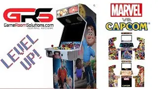 Level Up 3/4 Cabinet Marvel Vs  Capcom Theme!! Part 2-The Design