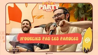 N'OUBLIEZ PAS LES PAROLES - SOLARY PARTY LOL 2023