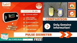 Tushti Pulse Oximeter | Made in India with One Year Warranty | Unboxing, Price, How to Use, Features